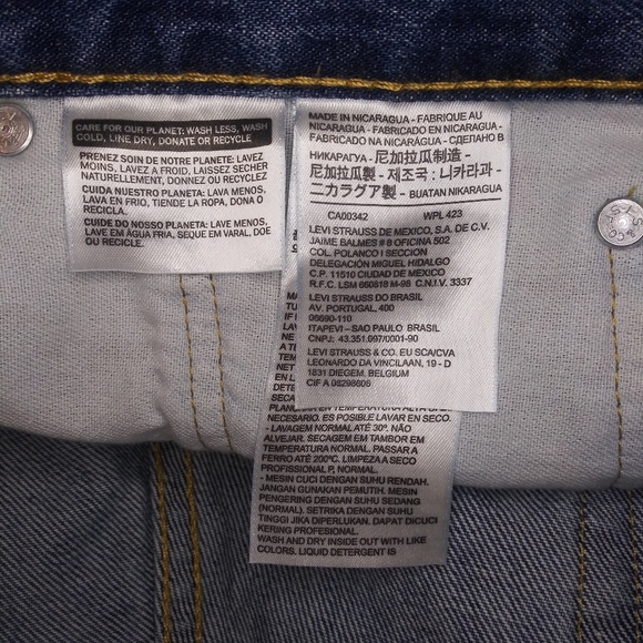 Levi's 550 Red Label 46 x 30 100% Cotton Relaxed Fit Jeans - Picture 13 of 16